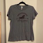 Yellowstone Heather Gray Horse Logo Relaxed Photo 1