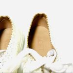 Loft  Off White Eyelet Sneakers Photo 4