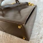 Salvatore Ferragamo Vintage Brown Leather Chain Bag Photo 10