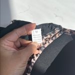 Brown and Black One Piece Swimsuit with Mesh Detailing Size M Photo 1