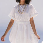 Free People NWT  Full Time Fun Cotton Mini Dress Sz M Photo 0