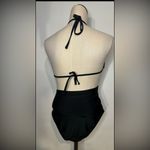 One piece swimsuit black Strappy High Waisted NWT Photo 1