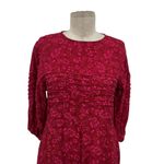 Free People Free‎ People Jessie Midi Dress Ditsy Floral Print Red Pink Size 4 Photo 3