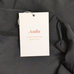 ANDIE NWT Waikiki Dress Black Solid Sleeveless Halter Size S Photo 5