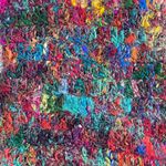 Lakhay's Collection Silk Crossbody Bag Purse Bright Colorful Boho Fun Green Photo 3