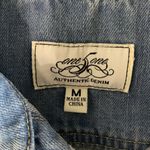 One 5 One  Jean Jacket Medium Blue Denim Casual Streetwear Classic Photo 4