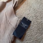 Abercrombie & Fitch  Beige Ribbed Knit medium nwt skirt top Set Photo 1