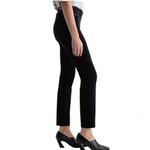 AG Adriano Goldschmied AG Velvet High Rise Mari Straight Jeans Black Size 25 Photo 11