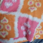 PIYAMA COLORFUL IKAT PRINT PINK ORANGE PAJAMA TOP AND PANTS SET XS Photo 12