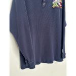 Disney Vintage Embroidered Snow White Seven Dwarfs Thermal Waffle Knit Henley Photo 7