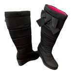 Kate Spade  Cagney black wedge winter boots women’s size 7bin EUC Photo 0