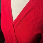 Skies Are Blue Red Soft Cardigan with Pockets Photo 2