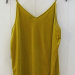 Halogen NWT Yellow Velvet V-Neck Camisole M Photo 2