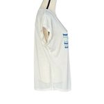 Style & Co Medium Top Dolman Sleeves Scoop Neck Burnout Fabric Writing Sheer New Photo 2