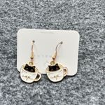 Cute Cat in Coffee Cup Dangle Earrings Photo 3