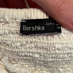 Bershka  Cream Ruched Crop Top Photo 2