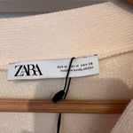 ZARA NWT Cream and Black Knit Cardigan Sweater Photo 1