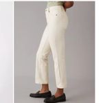 American Eagle NWOT AE  High-Waisted Vegan Leather Kick Bootcut Crop Pant Photo 4