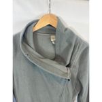 Bench  Asymmetrical Zip Fleece Sweater Grey Size Medium Photo 3