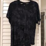 Urban Outfitters Distressed Black Tie Dye Tee Photo 0