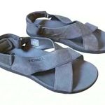 Merrell Around Town Sunvue Leather Strap Sandals in Stone Size 7 Comfort Shoes Photo 6