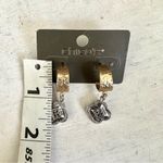 Chico's Chico’s Allison mixed charm hoop earrings Photo 2