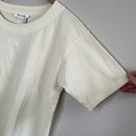 Vintage Christian Dior Womens Monogram Ivory White Jacquard Night Shirt Large Photo 3