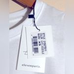 Eleven Paris  NWT White Tee From BERGDORF GOODMAN DEPT STORE Photo 2