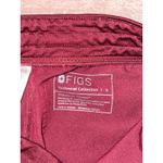 FIGS  Zamora Jogger Scrub Pants Graphite Red Size Small‎ Photo 2