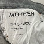 MOTHER The Dropout Jeans in Holy Smokes Size 26 Black Grey Wash Photo 9