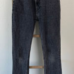 Abercrombie & Fitch 90's Slim Straight Ultra High Rise Acid Black Denim | 24/00 Photo 0