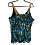 Septangle Colorful Boho Tropical Padded Bra V Photo 3