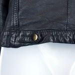 ZARA Moto Lamb Leather Jacket Women XS Black Cropped Multi Zipper Biker Rock VTG Photo 11