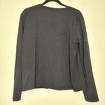 Beyond Yoga Black Lace Up Long Sleeve Sweatshirt Top L Activewear Photo 5