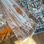 Indian Designer Kurta Palazzo Dupatta Set Women Salwar Kameez Ready To Wear Suit Gold Size XL Photo 13