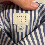 A New Day Striped Midi Dress Size Medium Pockets Photo 3