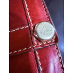 Gucci Vintage  Red Leather  Button Snap Wallet Authentic Made In Italy Photo 3