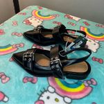 Wild Fable Size 7 Peyton Double Buckle black Slingback Flats by punk rock Photo 3