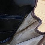 Brahmin Vintage 80’s Black/Brown Croc Leather Crossbody Bag Photo 15