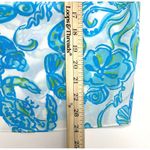 Lilly Pulitzer  Chevonne Silk White Blue Strappy Gold Zipper Resort Tank Top XS Photo 7
