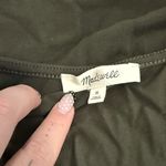 Madewell  Dark Olive Long Sleeve Blouse Photo 2