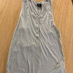 Nike  Light  Blue Ribbed Workout Tank Top XS Xtra Small Dri Fit  Racer Back GUC Photo 0