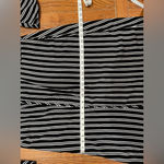 Caren Sport Black and White Striped Dress Size 3X Photo 3