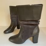 Grey Suede & Leather Amanda Mid Photo 1