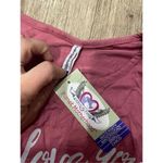 Planet Motherhood I Already Love You Maternity Pink Small Top New Photo 1