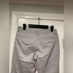 Gap Size 2 Gray Cotton Skinny Boyfriend Fit Zip Up Khaki Chino Pants Photo 5