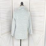 Soft Surroundings  Tanzania Animal Print‎ Fleece Pullover Top Green Small Photo 4