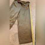 Vince Camuto Olive Baggy Paperbag Waist Logginlook Pants Tie Belt Officecore Photo 5