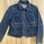 Ideology Vintage Dark Wash Denim Jean Jacket  Photo 0