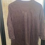 Chico's Chico’s espresso knit top 100% lien size medium new with tags Photo 1